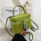 Sac compact façon boîte avec bandoulière