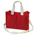 Sac composé de velours côtelé