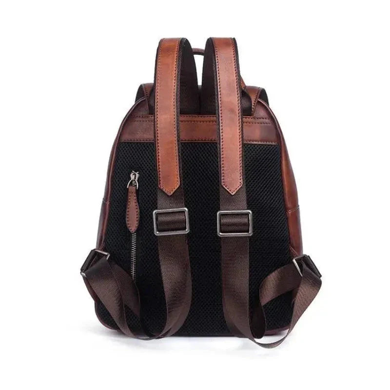 Sac convertible main et dos pour femme vintage avec dessin