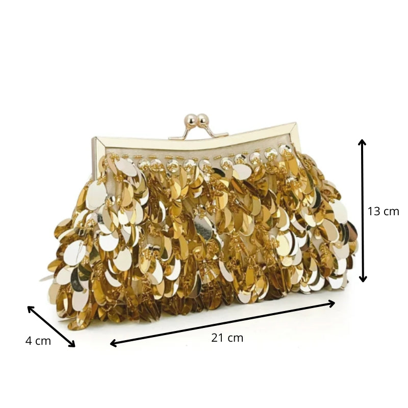 Sac couvert de sequins