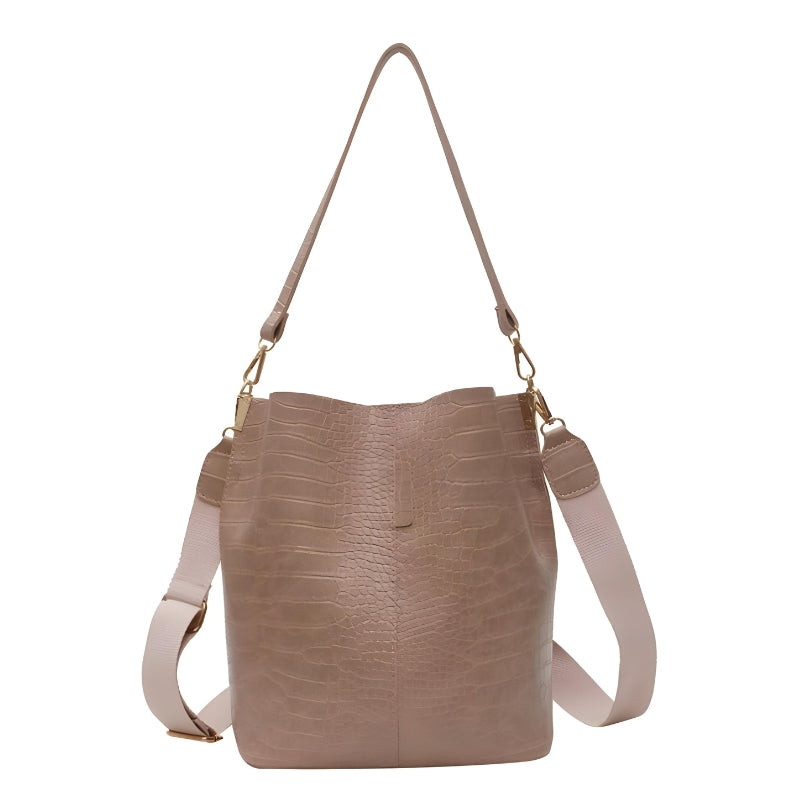 Sac croco style seau
