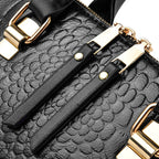 Sac crocodile haut de gamme avec bandoulière