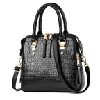 Sac crocodile luxueux avec bandoulière