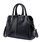 Sac cuir avec port à main et bandoulière