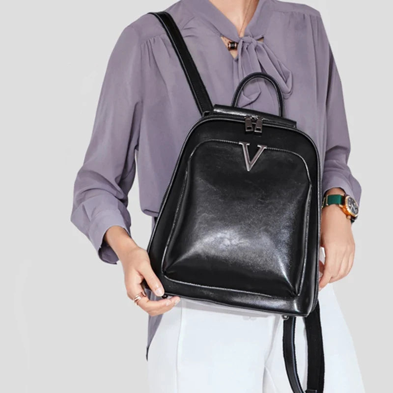 Sac cuir pour femme à porter main ou dos