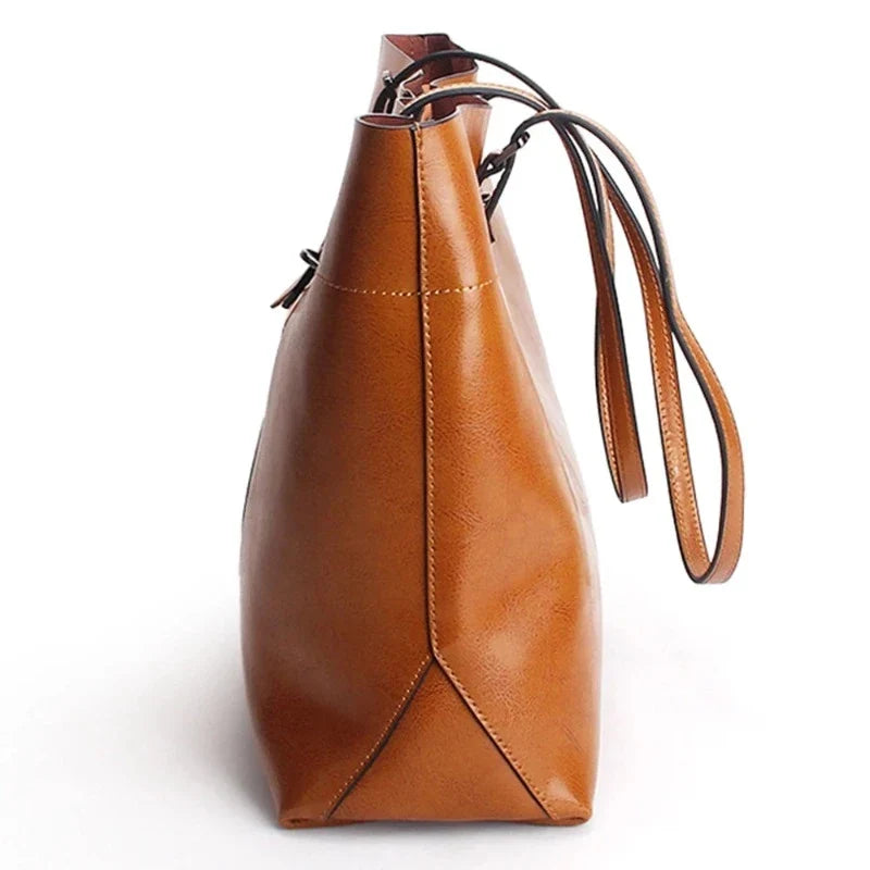 Sac cuir souple pour femme à porter main