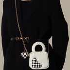 Sac cœur miniature avec chaîne