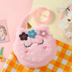 Sac de fillette confectionné en peluche douce
