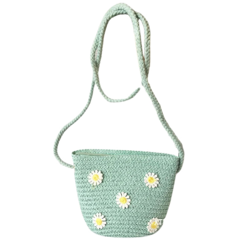 Sac de fillette fait en paille
