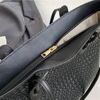 Sac de forme cabas tressé