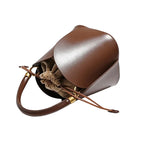 Sac de forme seau en cuir