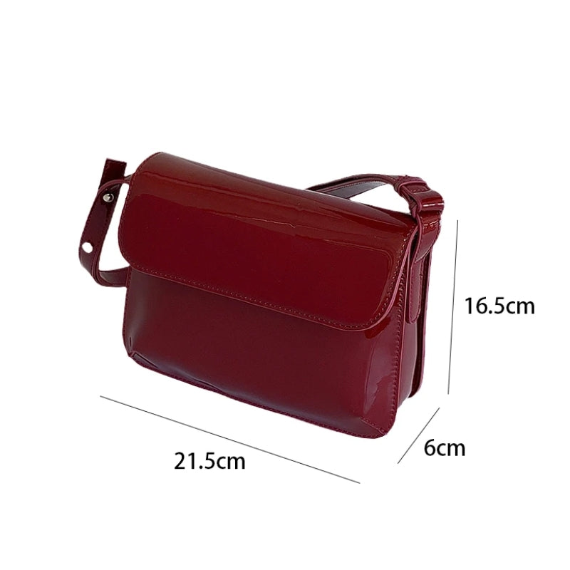 Sac de luxe rouge pour la main
