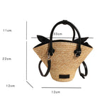 Sac de paille au style estival