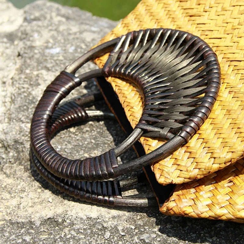Sac de paille chic et raffiné