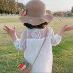 Sac de petite fille en paille