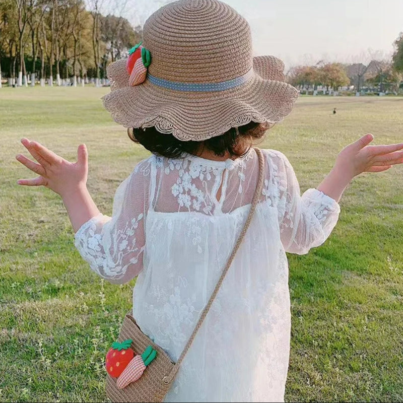 Sac de petite fille en paille