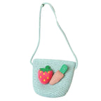Sac de petite fille matière paille