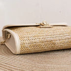 Sac de petite taille en paille chic