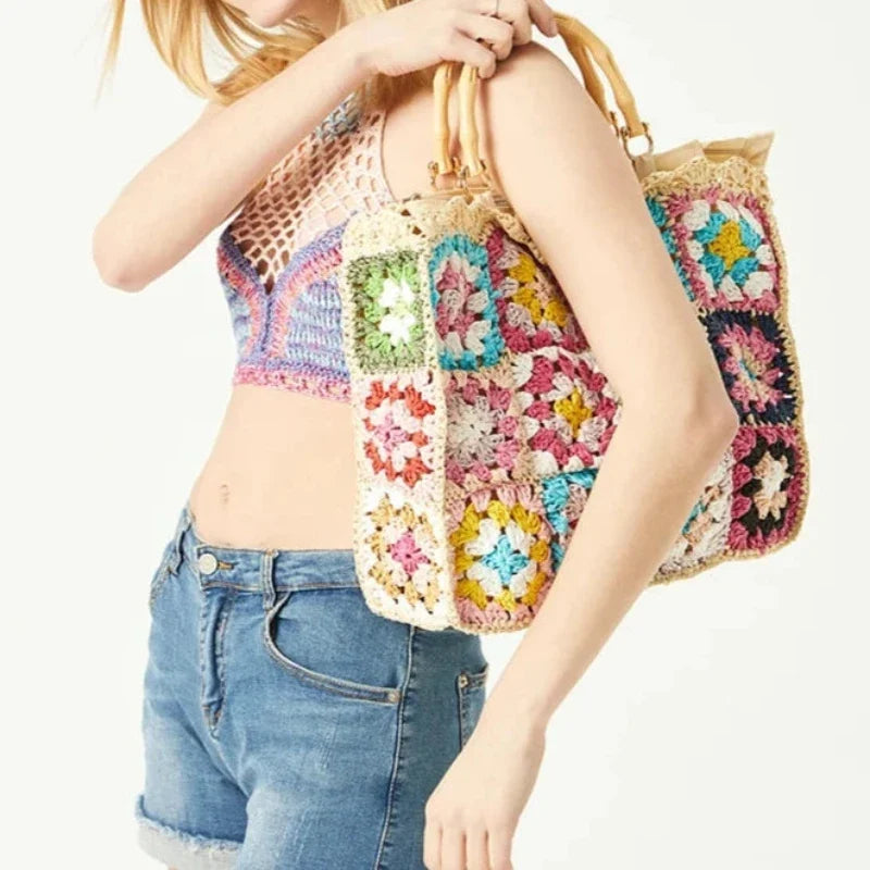 Sac de plage à main style bohème