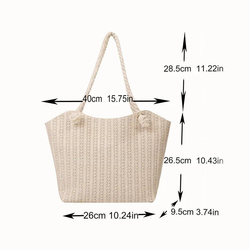 Sac de plage au format panier