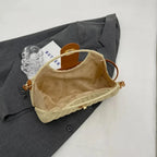 Sac de saison estivale en paille chic