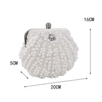 Sac de soirée au motif coquillage