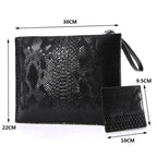 Sac de soirée façon peau de serpent