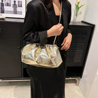 Sac de soirée somptueux au style froissé moderne