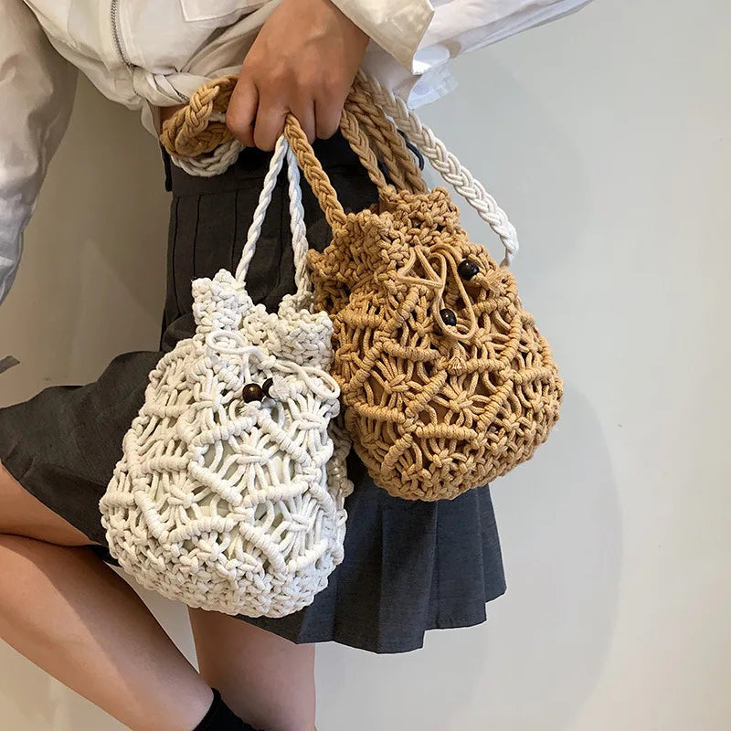 Sac de style macramé