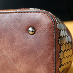 Sac de style vintage à main marron