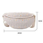 Sac de taille femme en paille