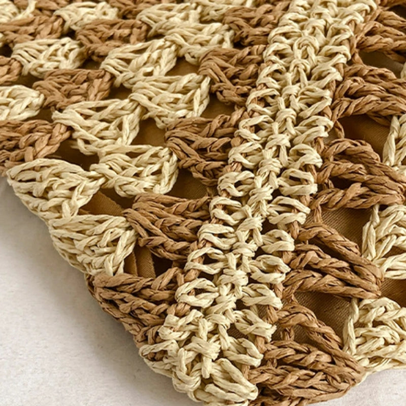Sac de type tote en paille