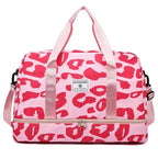 Sac de voyage à porter à la main, motif léopard