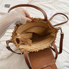 Sac demi-lune de type panier