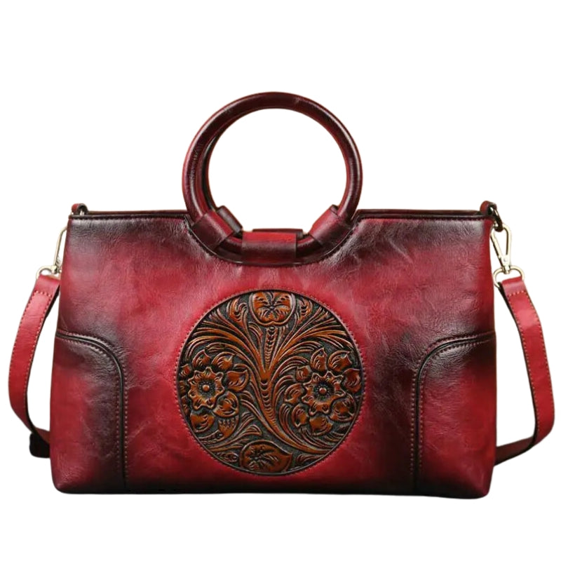Sac d’inspiration vintage en simili pour femme