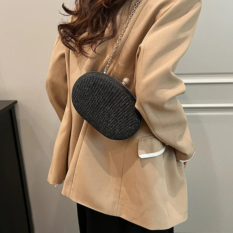 Sac doré de soirée