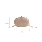 Sac doré pour soirée