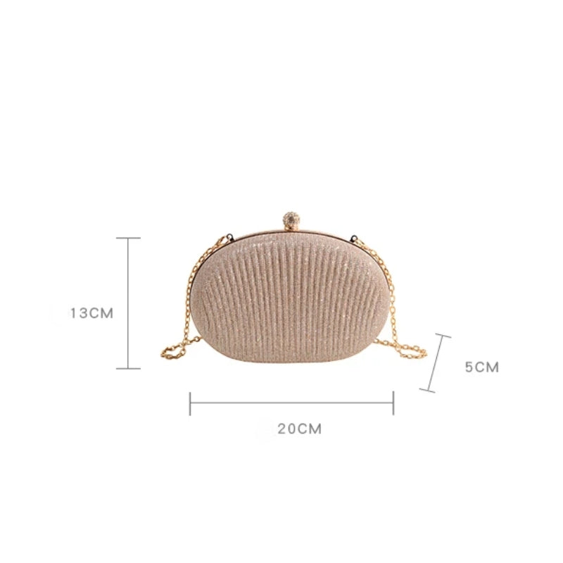 Sac doré pour soirée