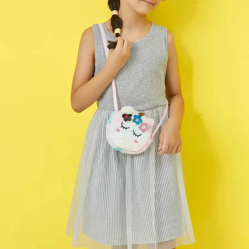 Sac doux en peluche pour fillette