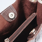 Sac effet crocodile style seau