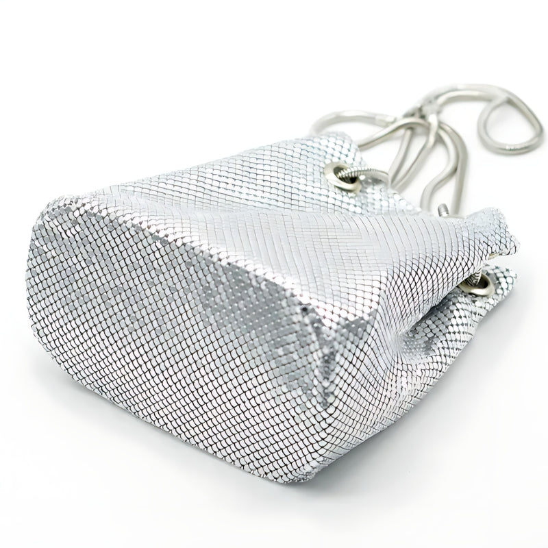 Sac effet métal à porter à la main