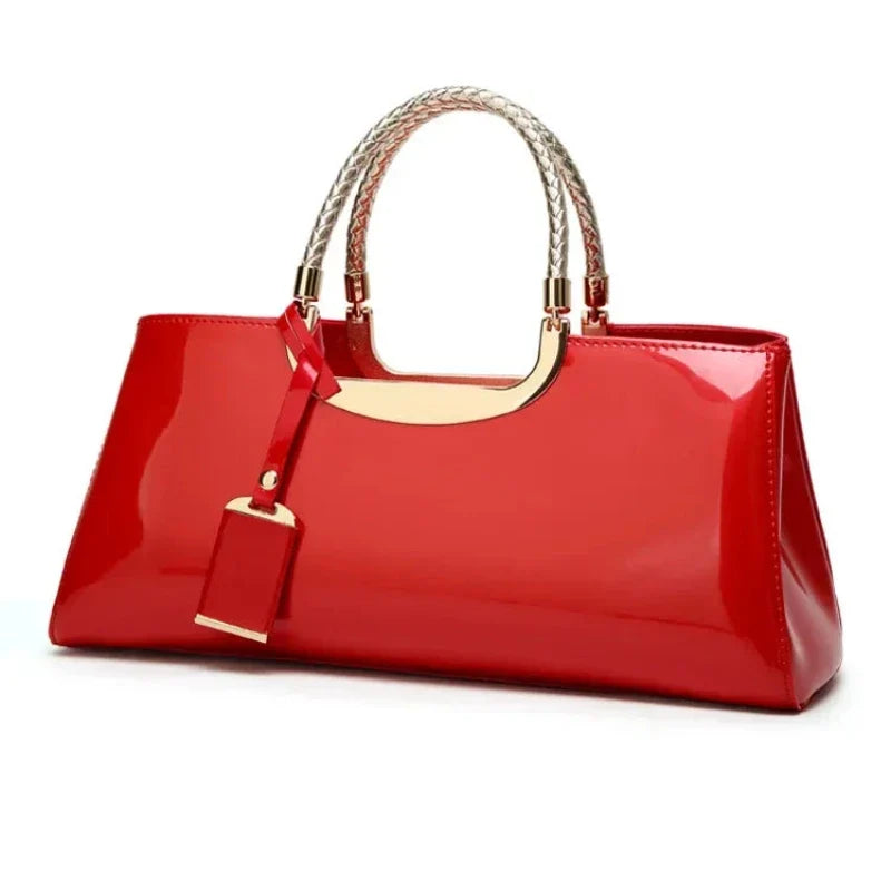 Sac élégant à poignée, style vernis pour mariage