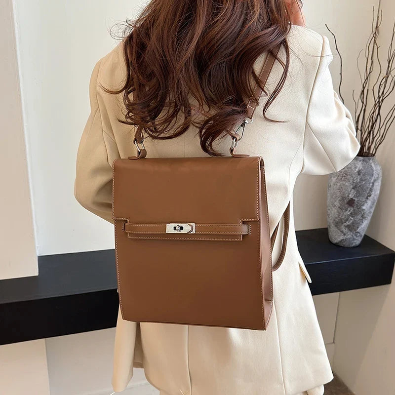 Sac élégant carré pour femme à main et dos