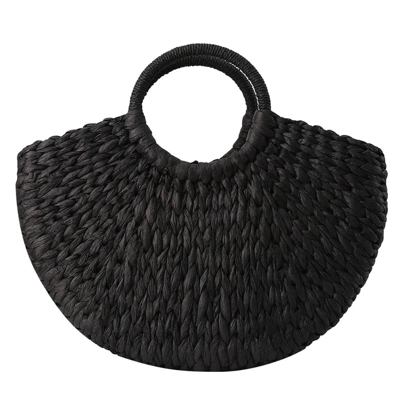 Sac élégant de luxe en paille