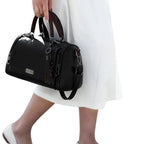 Sac élégant noir à main esprit vintage