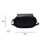 Sac en bandoulière au format ovale