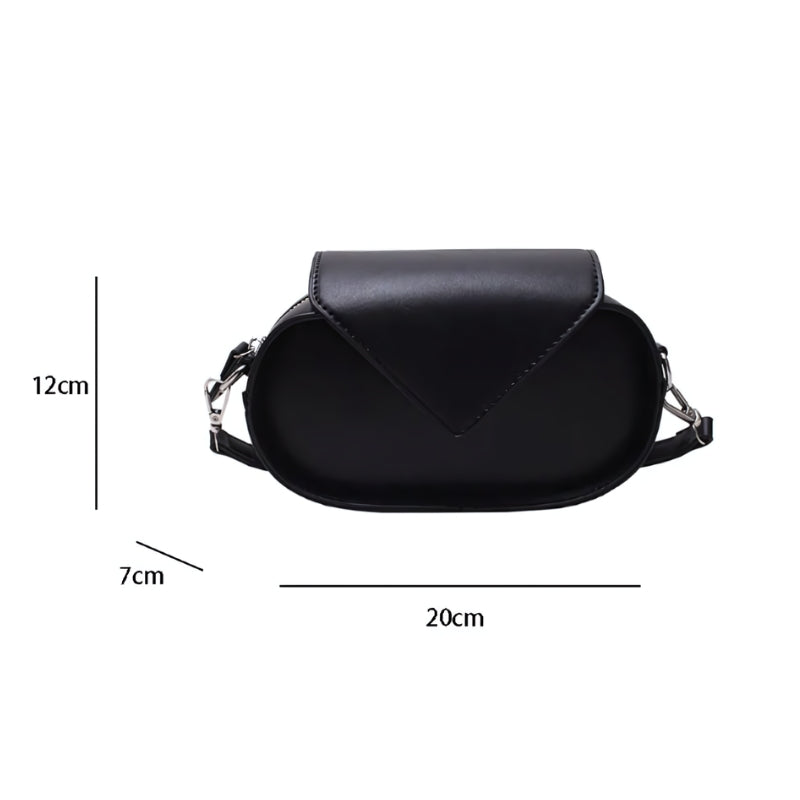 Sac en bandoulière au format ovale