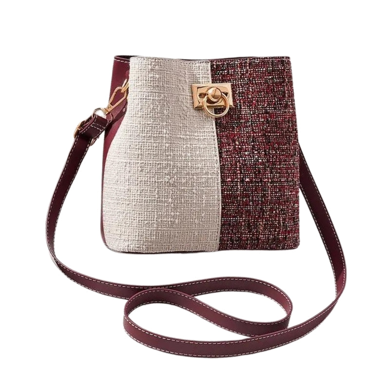 Sac en bi-matière de forme seau