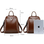 Sac en cuir femme porté main ou dos