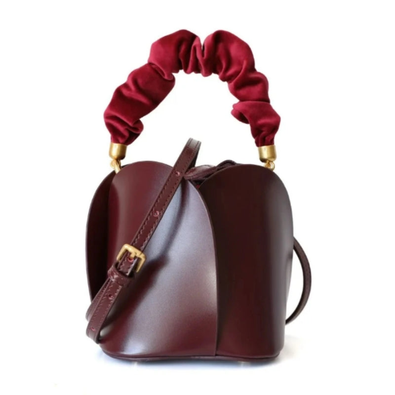 Sac en cuir modèle seau
